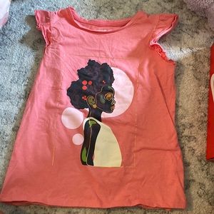 Girls target black history month ruffled t-shirt. Never worn in good condition.